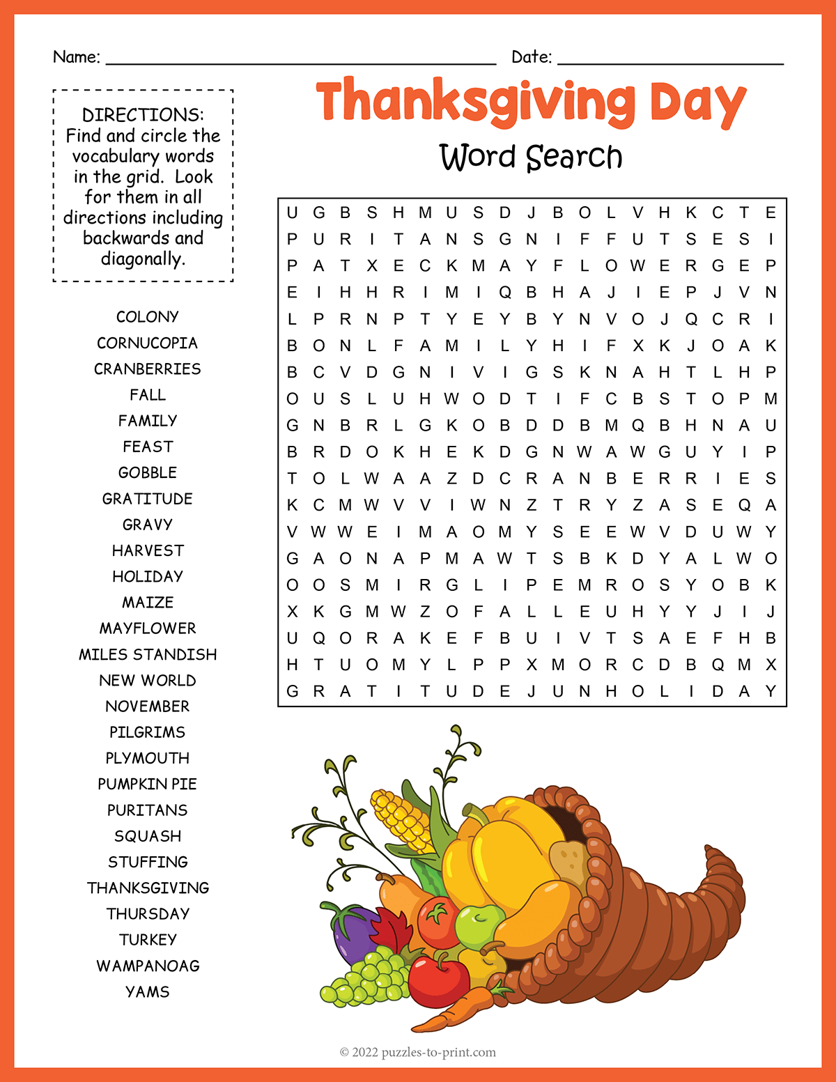 Word Puzzles Printable Free