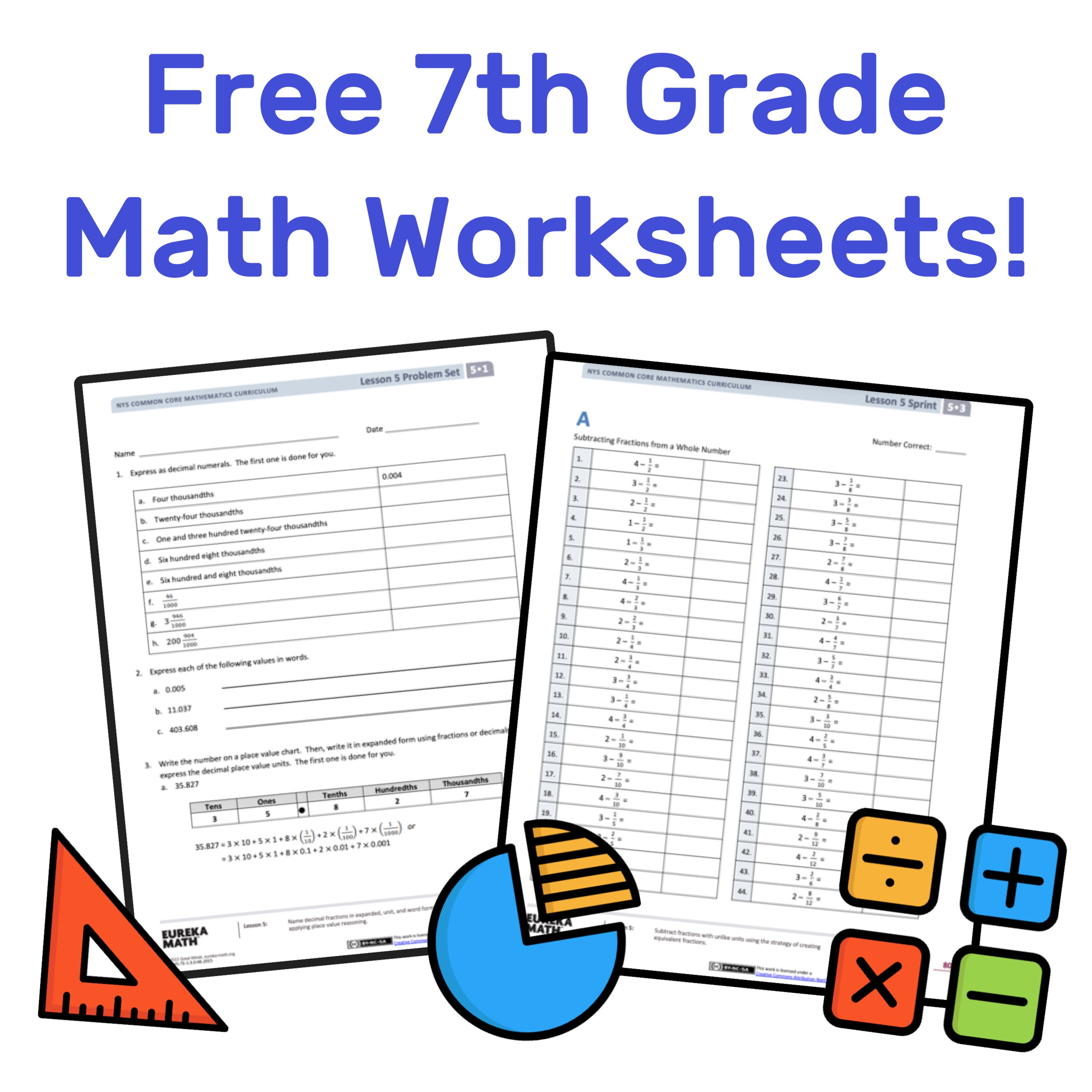 The Best Free 7th Grade Math Resources Complete List Mashup 