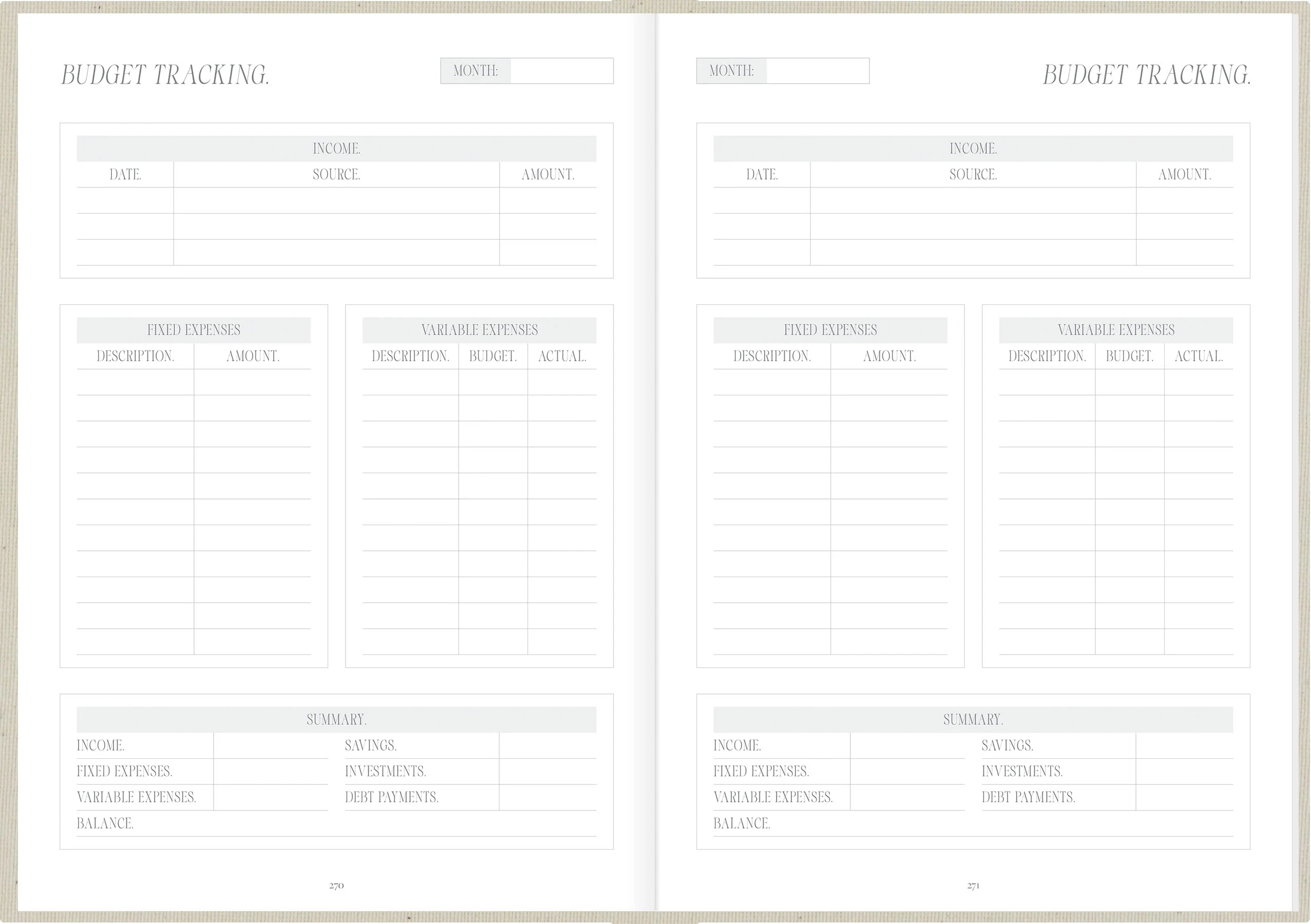 Paper Trail Planners Website
