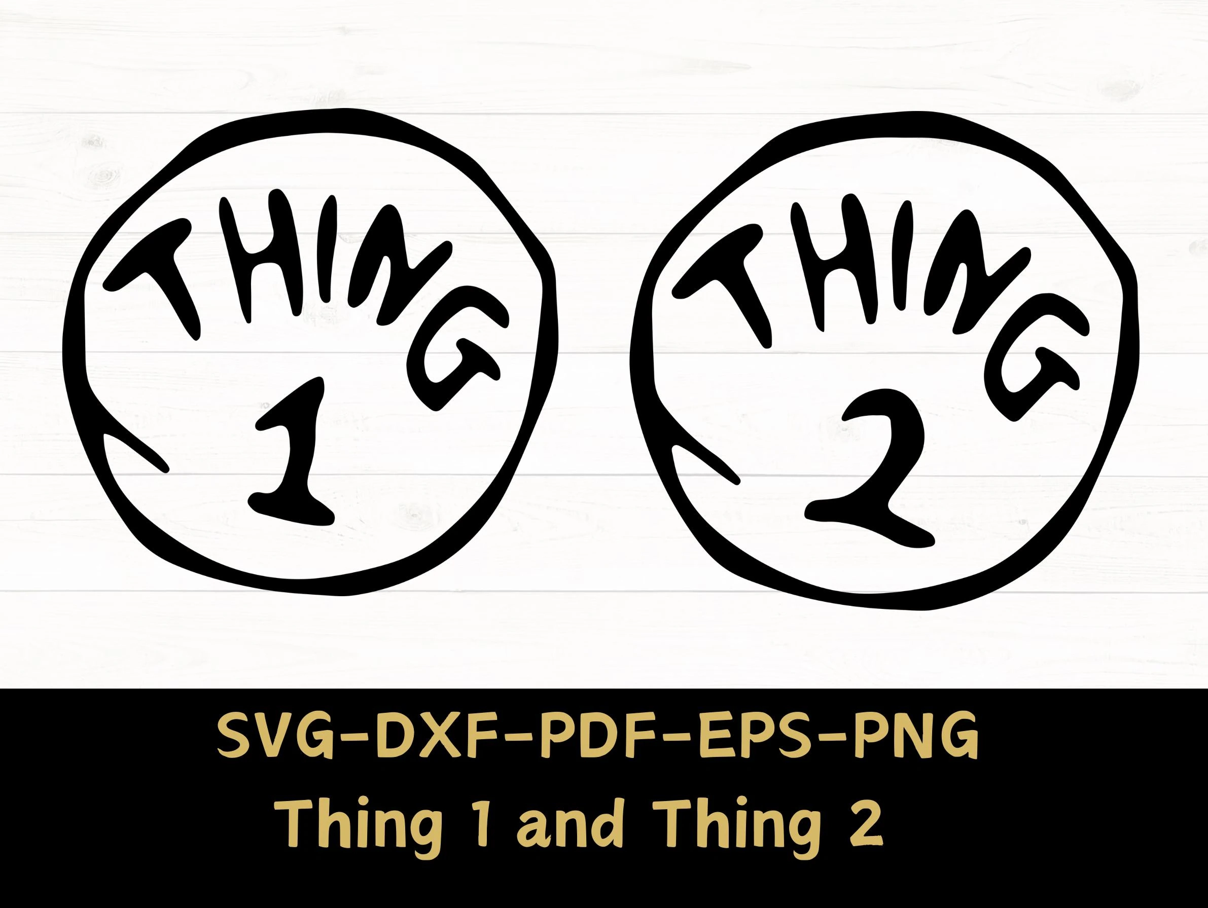 Thing 1 Printable Template Free