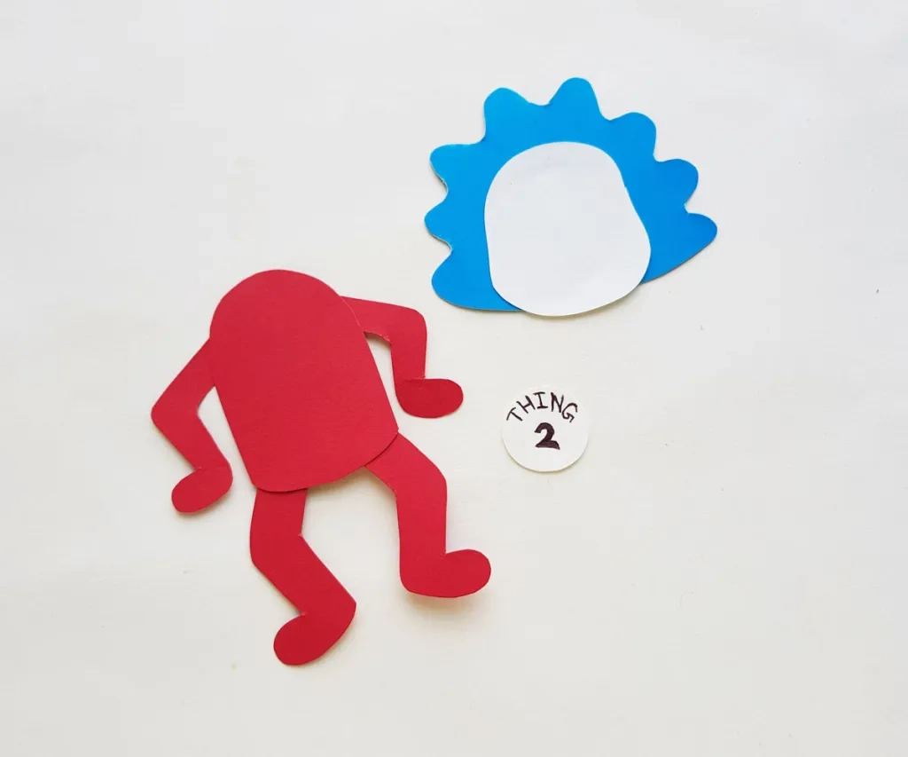 Thing 1 Thing 2 Papercraft Puppets Frosting And Glue Easy 