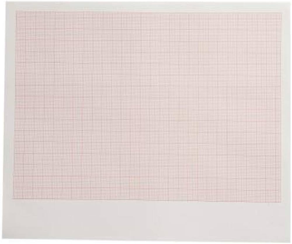 TMT A4 Non Glossy Printable ECG Graph Paper Pack Of 200 Sheets 