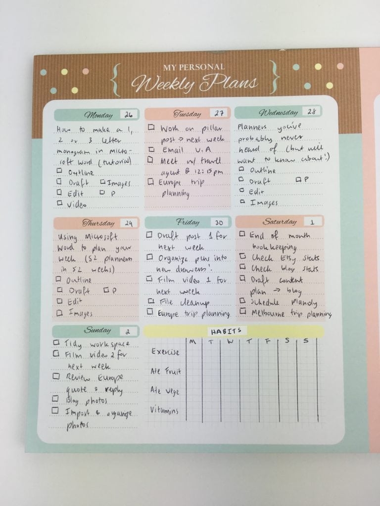 To Do List Weekly Planner Template Free Printable Paper Trail 