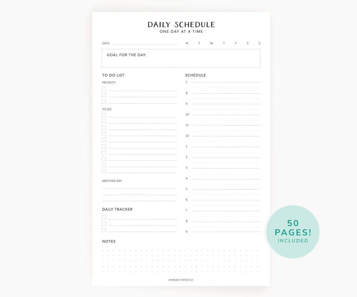 To Do List Weekly Planner Template Free Printable Paper Trail 