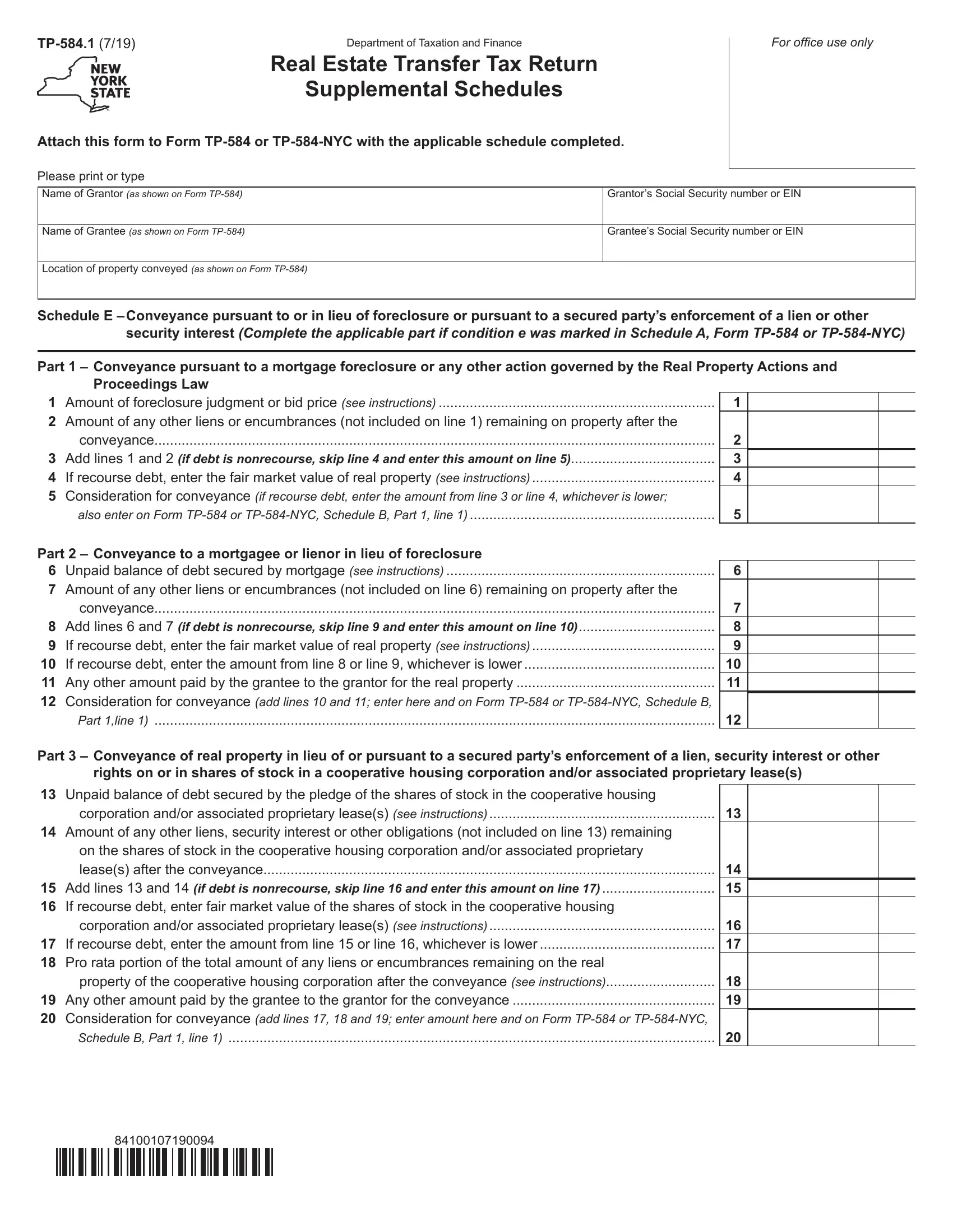 Tp 584 1 Form Fill Out Printable PDF Forms Online