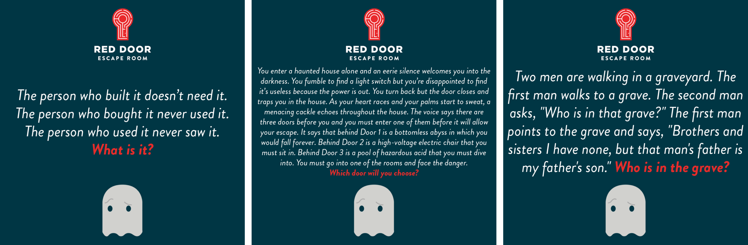 Tricks amp Treats Fun Halloween Riddles amp Puzzles Red Door Escape 