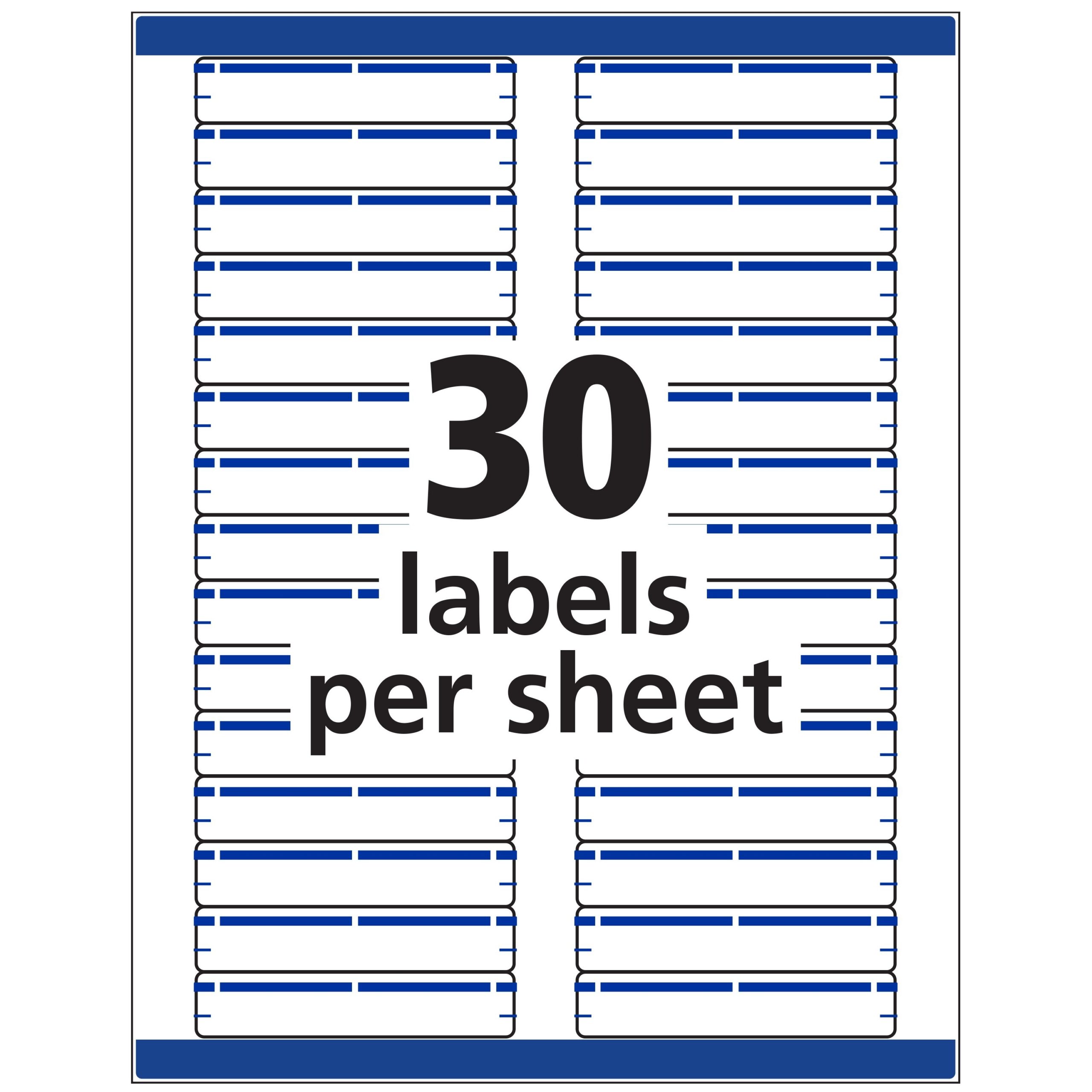 TrueBlock File Folder Labels 2 3 X 3 7 16 5766 Avery Avery