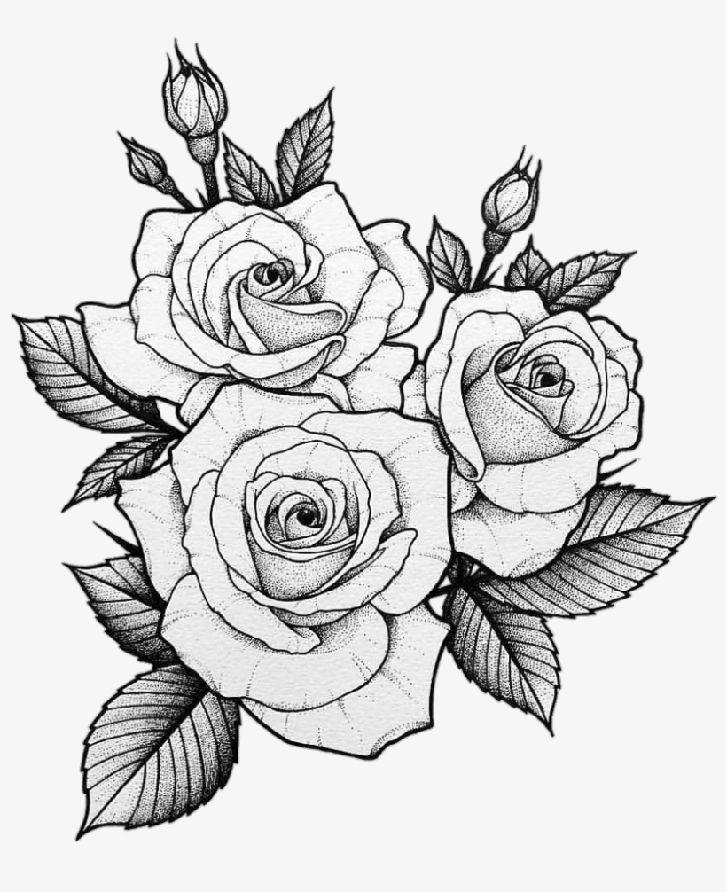 Tumblr tatto roses Two Roses Tattoo Design Free Transparent 