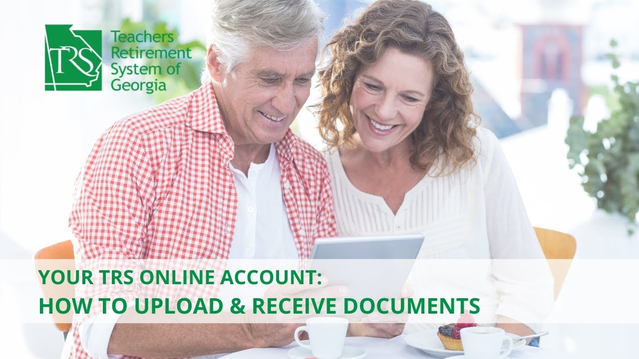 Uploading Documents In Your TRS Online Account