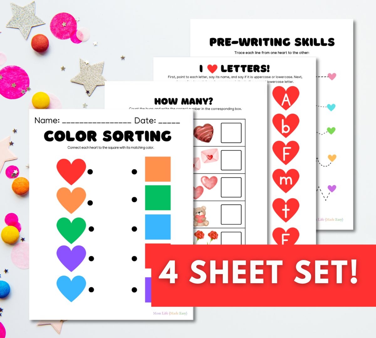 Free Printable Valentines Worksheets