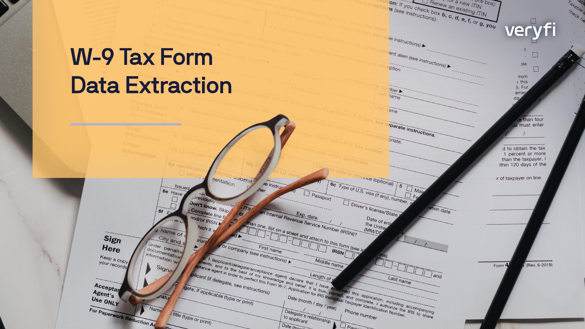 W 9 Tax Form Data Extraction Veryfi