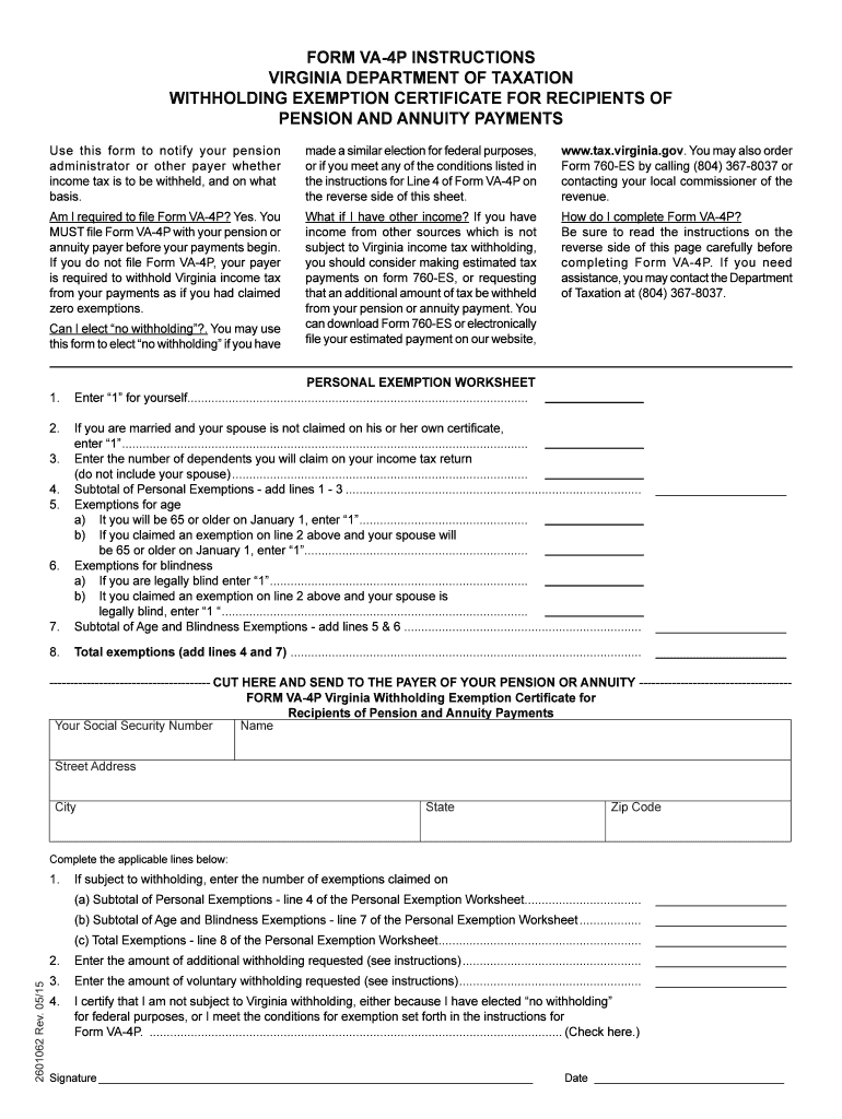 W4 Form Virginia Fill Out amp Sign Online DocHub