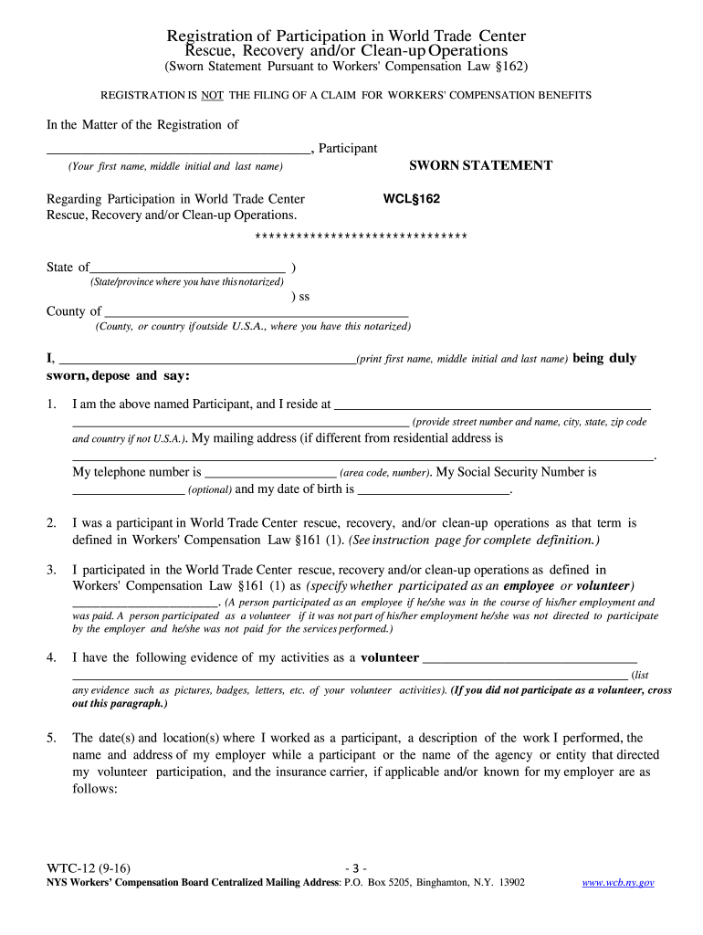 Wtc Form Fill Out amp Sign Online DocHub